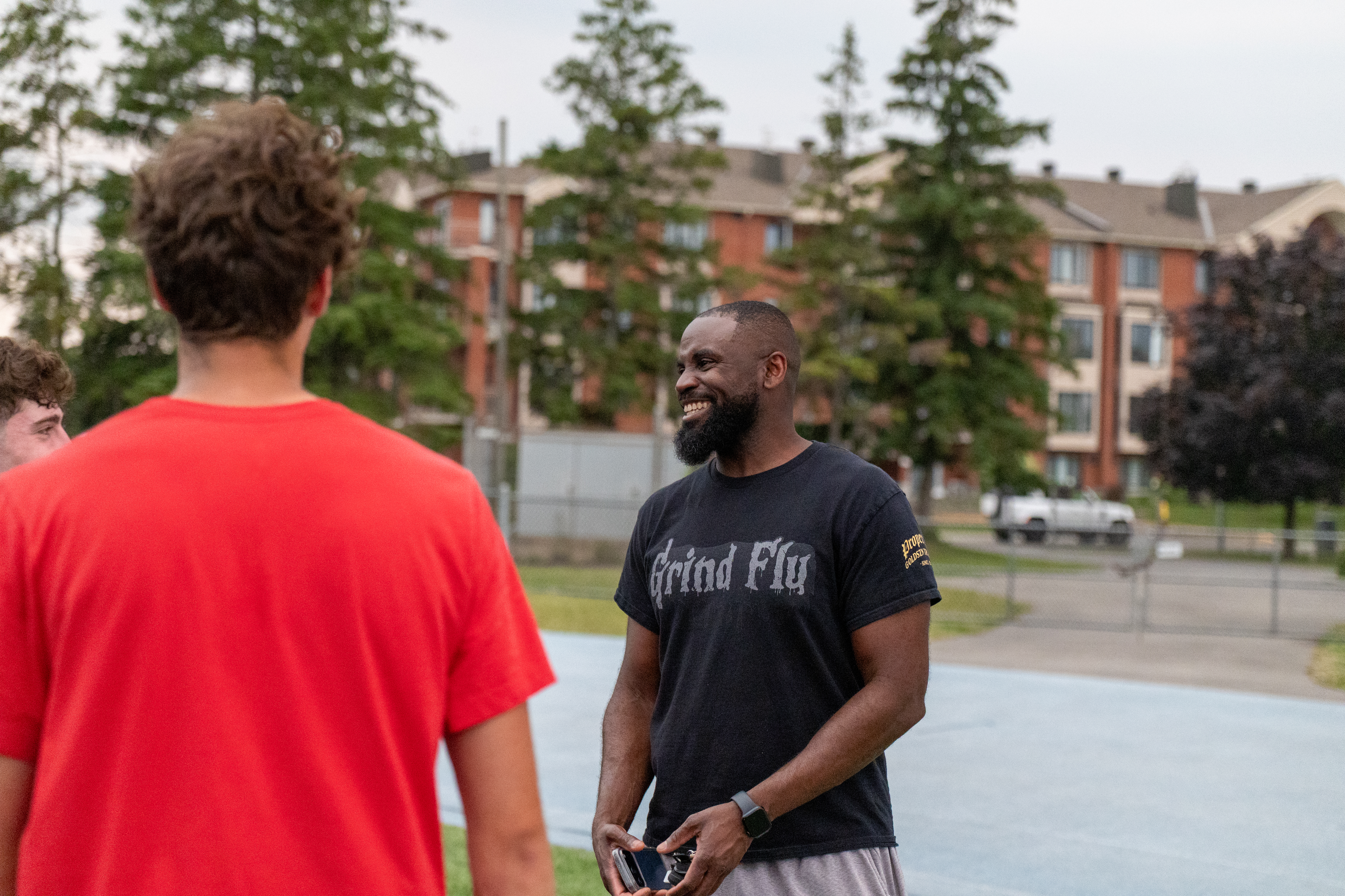 Athlete training during a coaching session